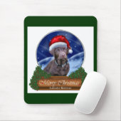 Schokolade Labrador Weihnachtsgeschenke Mousepad (Mit Mouse)