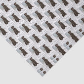 Schokolade Labrador Weihnachtszettel Seidenpapier (Ausschnitt)