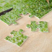 Schokolade-Labrador-Welpe mit Tennisball Puzzle (Seite)