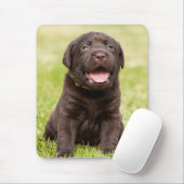 Schokolade Labrador Welpe Mousepad (Mit Mouse)