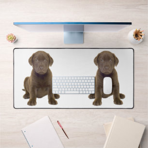 Schokolade Labrador Welpe Schreibtischunterlage