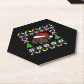 Schokolade Labrador Welpe Weihnachten Weihnachten Untersetzer (angewinkelt)