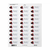 Schokolade Labrador Welppy Christmas Blue Snowflak (Vorne)