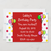 Schokolade Labrador zum Geburtstag Einladung (Rückseite)