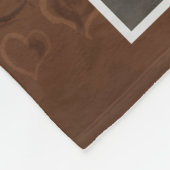 Schokolade Latte Labrador Fleecedecke (Ecke)