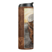 Schokolade Latte Labrador Thermosbecher (Nach links gedreht)