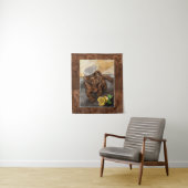 Schokolade Latte Labrador Wandteppich (Beispiel)