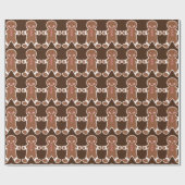 Schokolade Lebbrot Männerumschlagpapier Geschenkpapier (Flach)