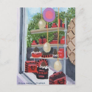 Schokolade Leckereien aus FRANKREICH Postkarte