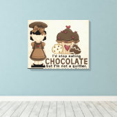 Schokolade Leinwanddruck (Insitu (Holzboden))