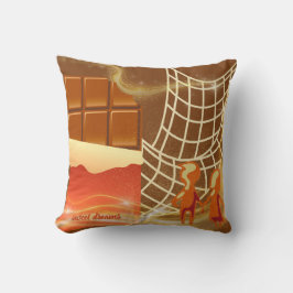 Schokolade Liebe Kissen