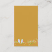 Schokolade+Liebling auf einer Zweig-/DIY-Farbe Visitenkarte (Rückseite)