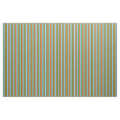 Schokolade, Light Sky Blue und Green Pattern Stoff (Yard (91,4 cm))