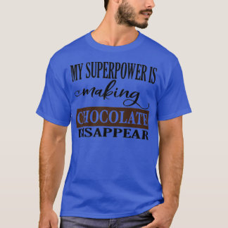 Schokolade Lover Candy Bar Baker Junk Food Diät T-Shirt