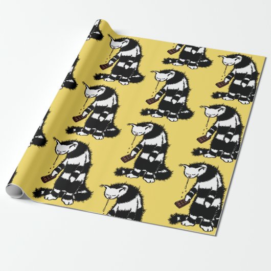 Schokolade Lover Cat Geschenkpapier (Ungerollt)
