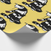 Schokolade Lover Cat Geschenkpapier (Ecke)