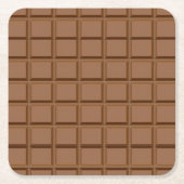 Schokolade Lover Delight Rechteckiger Pappuntersetzer (Vorderseite)