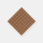 Schokolade Lover Delight Serviette (Ecke)