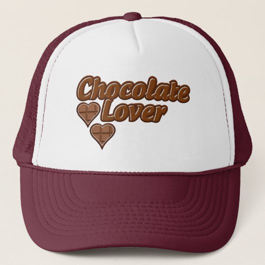 Schokolade Lover hat - Farbe wählen Truckerkappe (Vorderseite)