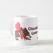 Schokolade Lover Kaffeetasse (Vorderseite Links)