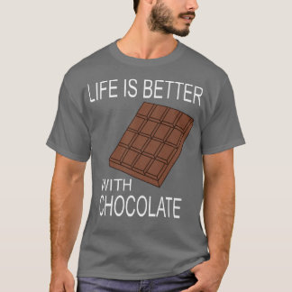 Schokolade Lover Life mit Schokolade Köstliche Tre T-Shirt