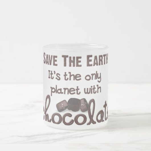 Schokolade Lover Mattglastasse (Mittel)