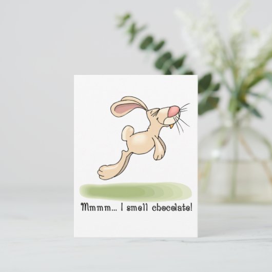 Schokolade Lover Postkarte (Stehend Vorderseite)