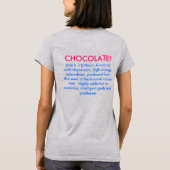 Schokolade Lover T-Shirt (Rückseite)