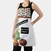 Schokolade Lover Vintag Funny Sarcastic Schürze (InSitu)