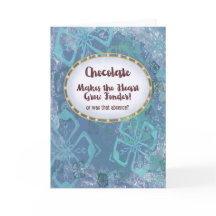 Schokolade macht den Vermissten Herzschuhspender