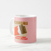 Schokolade macht Ihre Kleidung schrumpfen! Kaffeetasse (Vorderseite Links)
