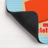 Schokolade macht Ihre Kleidung schrumpfen! Mousepad (Ecke)