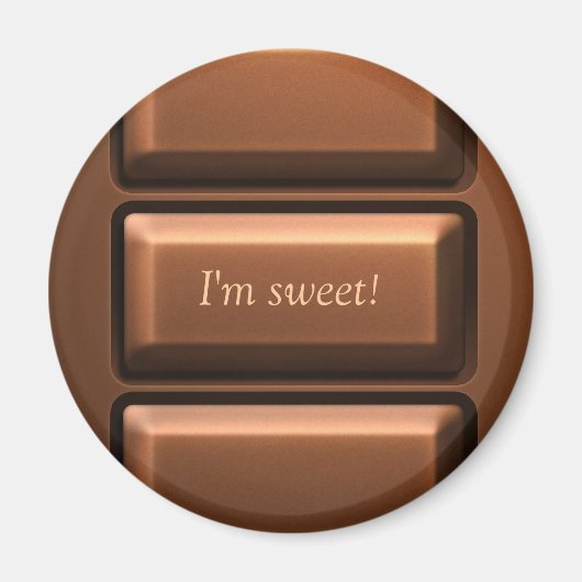 Schokolade Magnet (Vorne)