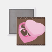 Schokolade Magnet (Vorderseite/Rückseite)