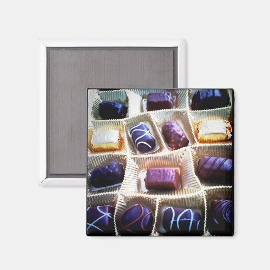 Schokolade Magnet (Vorderseite/Rückseite)
