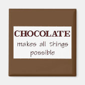 Schokolade Magnet (Vorne)
