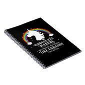 Schokolade Maker Fabulous Magical like Unicorns Fu Notizblock (Rechte Seite)