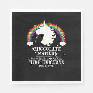Schokolade Maker Fabulous Magical like Unicorns Fu Serviette