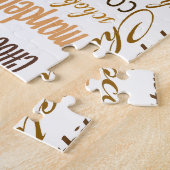 Schokolade, Mandeln und dunkle Schokolade Puzzle (Seite)