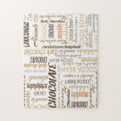 Schokolade, Mandeln und dunkle Schokolade Puzzle (Vertikal)