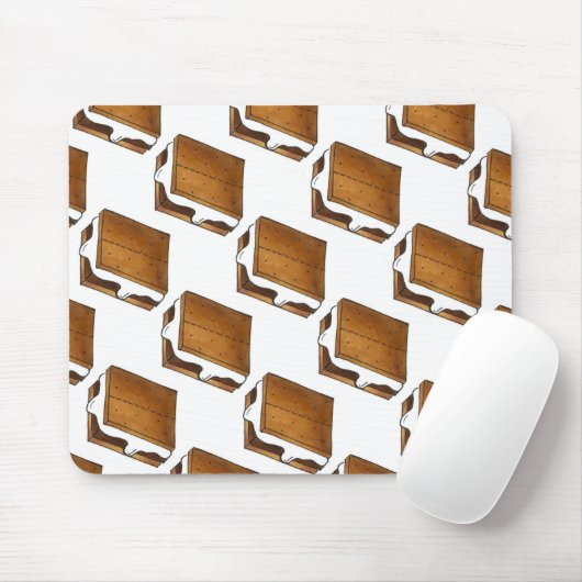 Schokolade Marshmallow Camp S'mores Smore Mousepad (Mit Mouse)