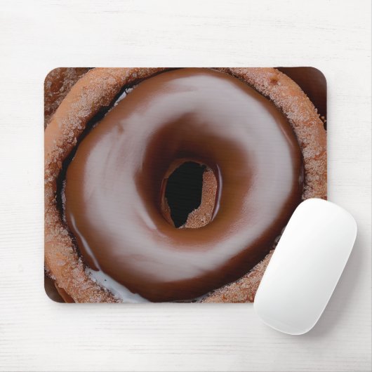 Schokolade Mattiert Donut Mousepad (Mit Mouse)