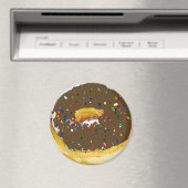 Schokolade Mattierte Donut Sprinkles Magnet (In Situ (Geschirrspüler))