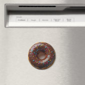 Schokolade Mattierte Donuts mit Sprinklen Magnet (In Situ (Geschirrspüler))