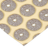 Schokolade Mattierte Kokosnuss Glazed Cake Donut Tischdecke (Schrägansicht)