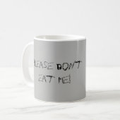 Schokolade Maus - Bitte essen Sie mich nicht Kaffeetasse (Vorderseite Links)