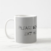 Schokolade Maus - Bitte essen Sie mich nicht Kaffeetasse (Links)
