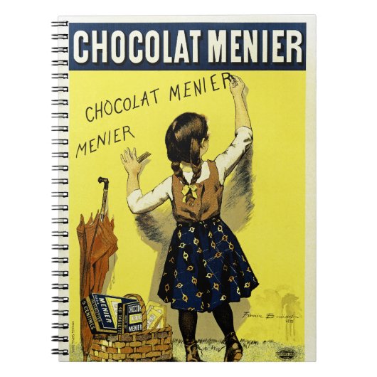 Schokolade Menier Notizblock (Vorderseite)