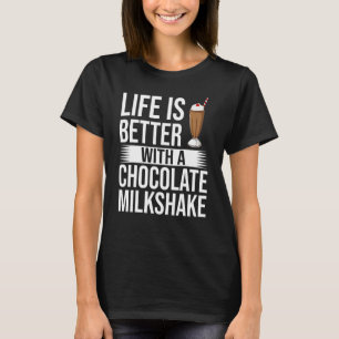 Schokolade Milchshake Milch Choco Shake Drink T-Shirt
