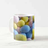 Schokolade-Mini-Eier Kaffeetasse (Vorderseite Links)